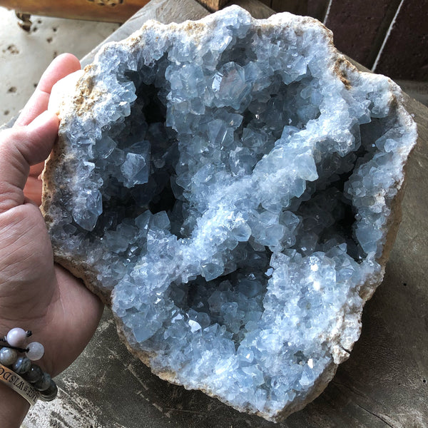 Massive 9.25 pound Celestite specimen