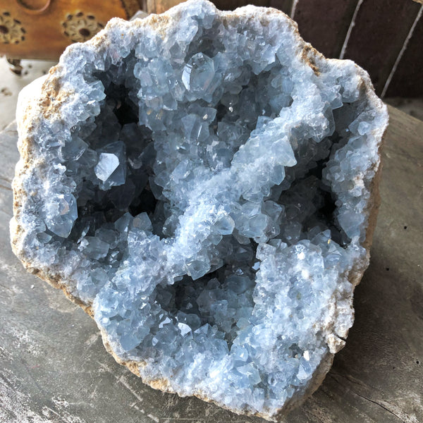 Massive 9.25 pound Celestite specimen
