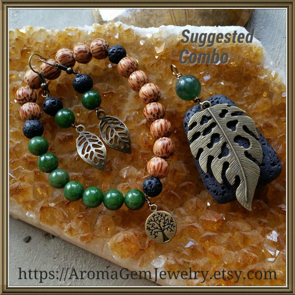 Essential oil diffuser bracelet - Malaysia Jade - Dragonfly - slide