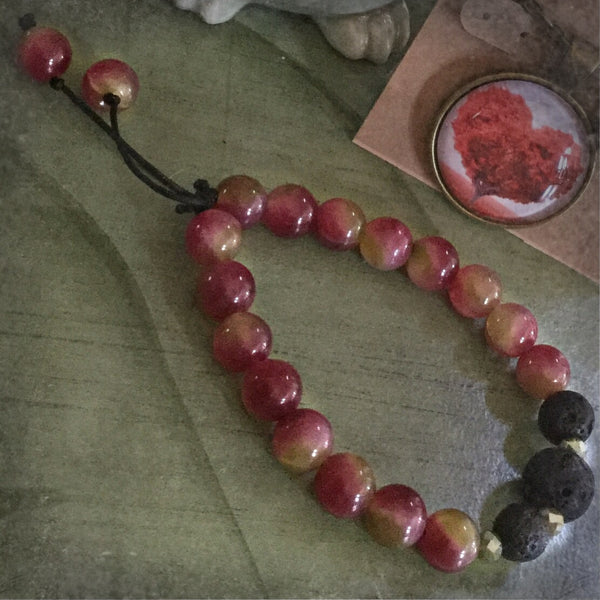 Essential oil diffuser bracelet -watermelon