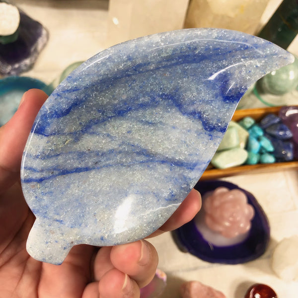 Dumortierite (Blue Quartz) bowl