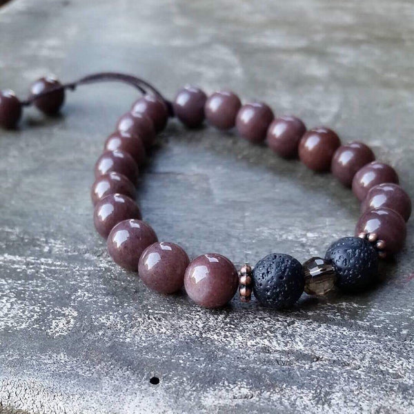 Essential oil diffuser bracelet - jasper