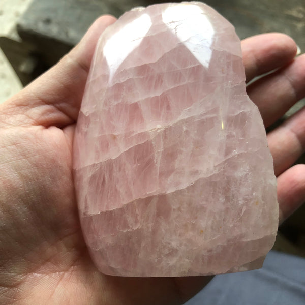 Rose Quartz free standing specimen