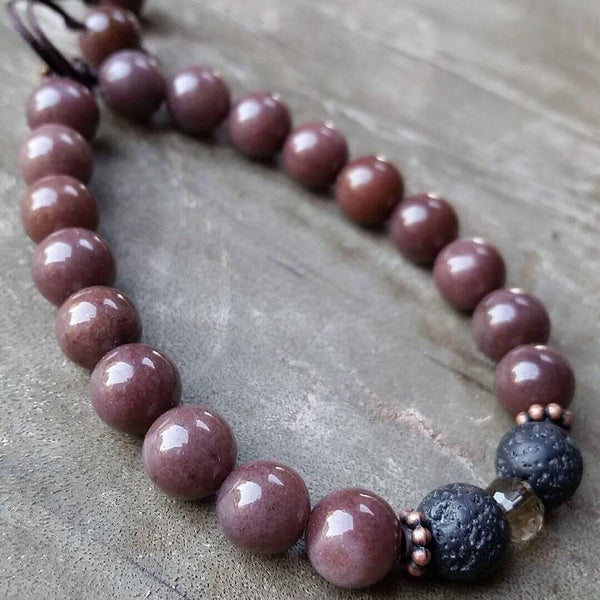 Essential oil diffuser bracelet - jasper