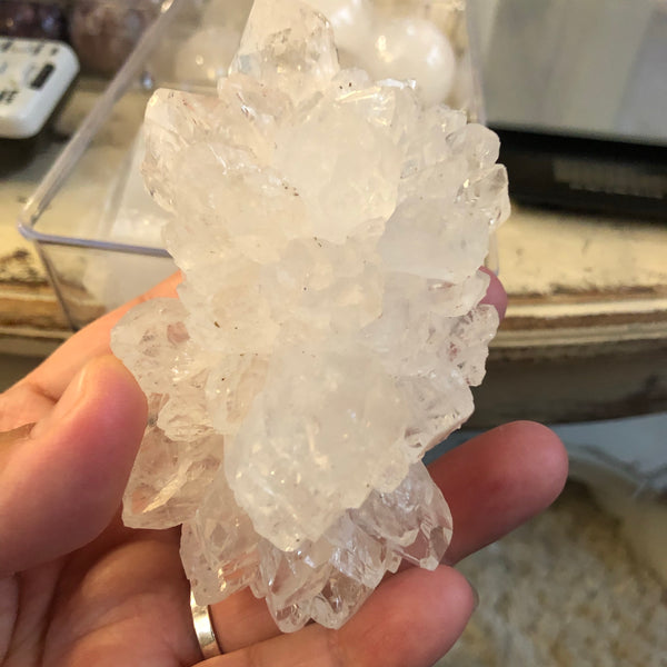 Extra special Clear quartz crystal cluster