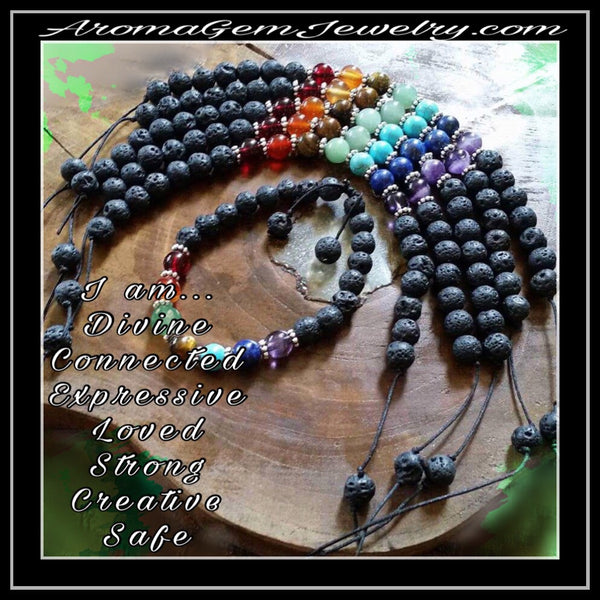 Essential oil diffuser bracelet - chakra