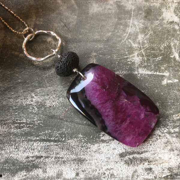 Essential oil diffuser necklace