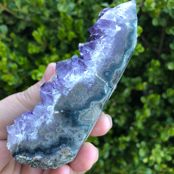 Amethyst Cluster Display Specimen (Protection, Intuition, Sobriety, Calm)