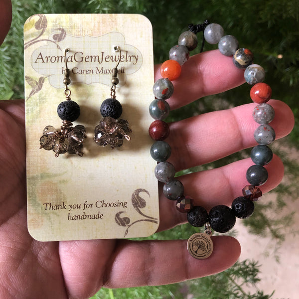 African Bloodstone aromatherapy set