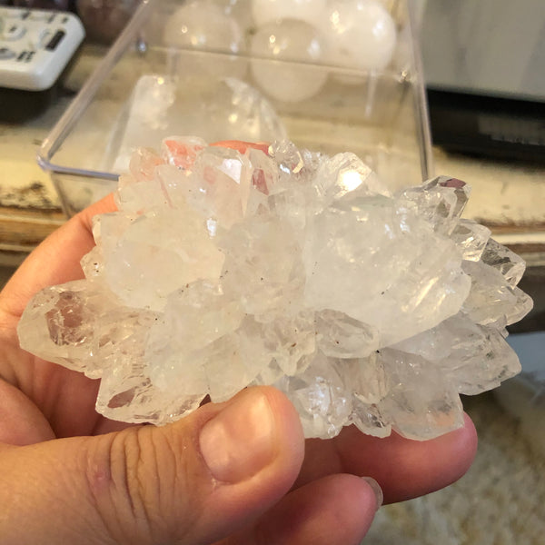 Extra special Clear quartz crystal cluster