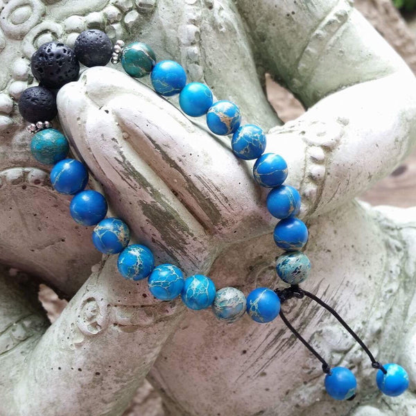 Essential oil diffuser bracelet - jasper