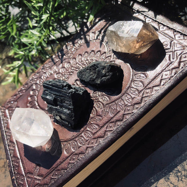 Protection Bundle (Black Tourmaline, Shungite, Clear Quartz, Smokey Quartz)