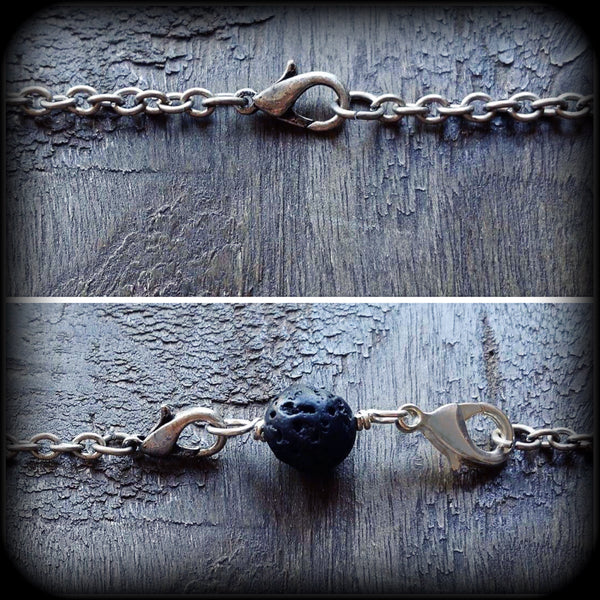 Essential oil diffuser necklace extender - choose silver/silver plated/silver tone/gold tone