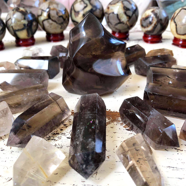 Smokey Quartz Flame