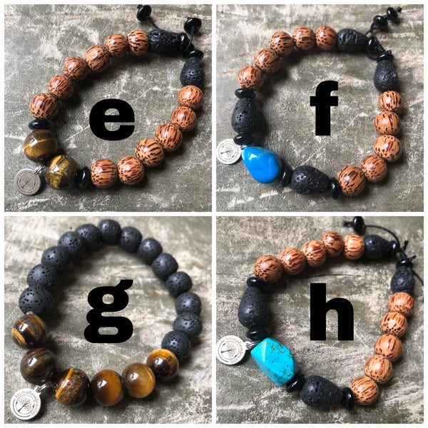 Mens Essential oil diffuser bracelet (1 item)