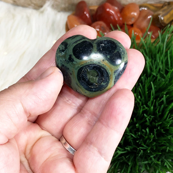 Kambaba Jasper Heart