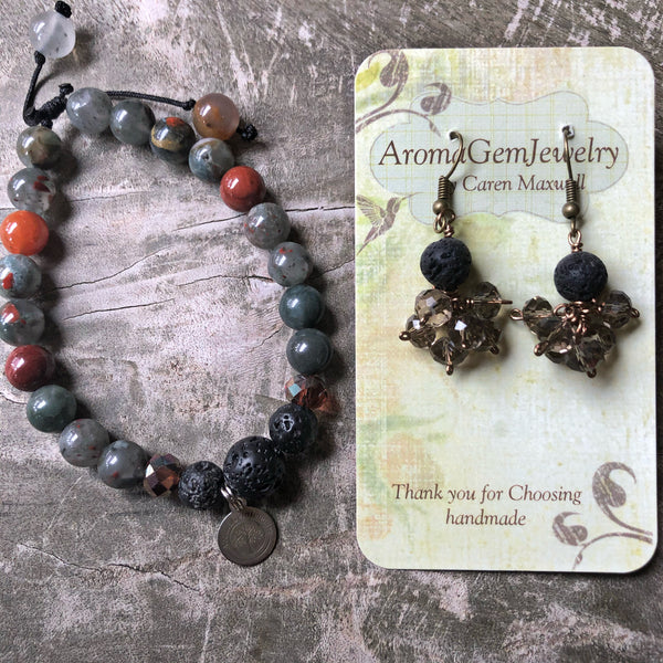 African Bloodstone aromatherapy set