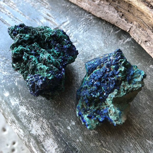 Raw Azurite Crystal - Azurite Malachite Stone - Raw Azurite Stone - healing crystals and stones - Raw Malachite Azurite Crystal
