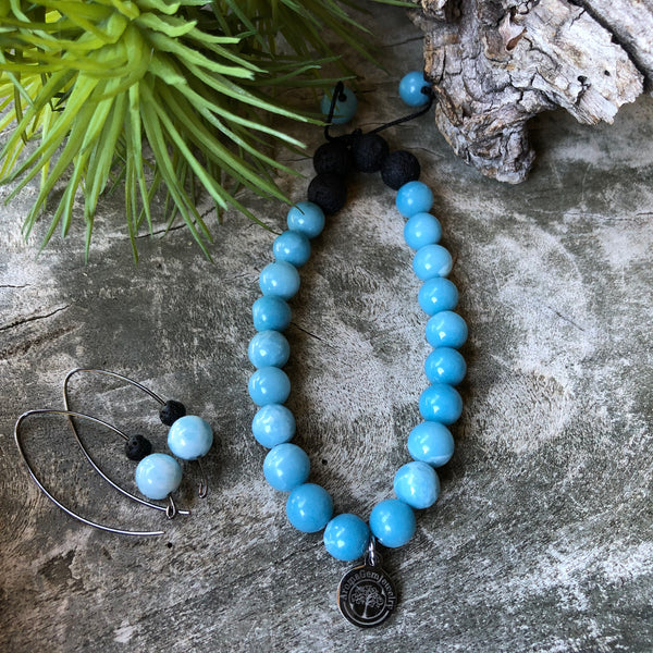 Larimar aromatherapy set
