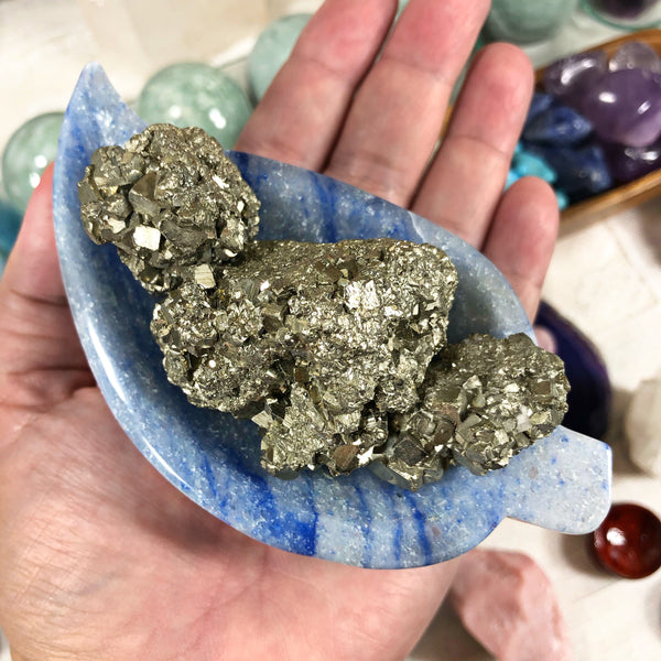 Dumortierite (Blue Quartz) bowl