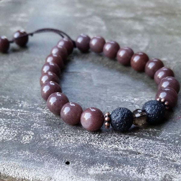 Essential oil diffuser bracelet - jasper