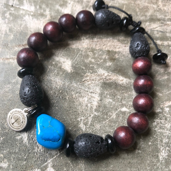 Mens Essential oil diffuser bracelet (1 item)