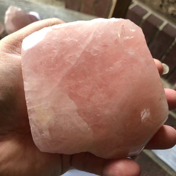 Rose Quartz free standing specimen