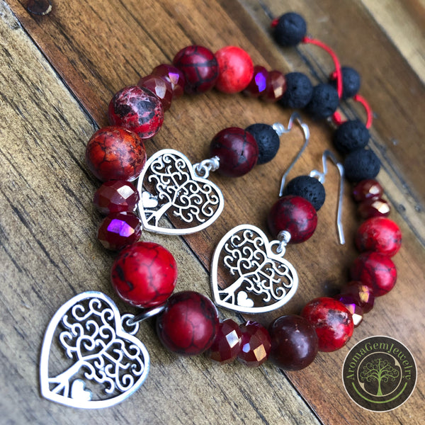 Brecciated Jasper Aromatherapy Set