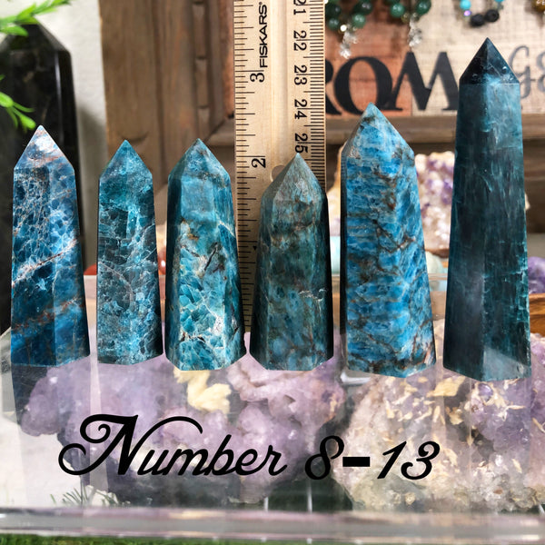 Apatite Towers #1-18 (approx 2-3 inches)