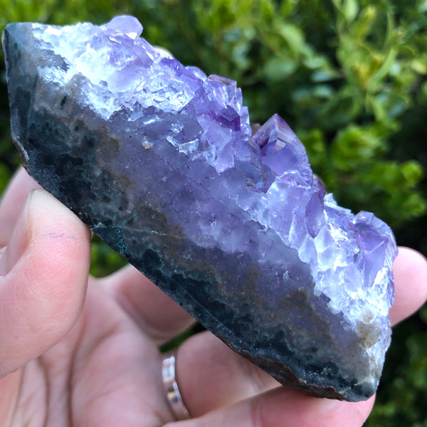 Amethyst Cluster Display Specimen (Protection, Intuition, Sobriety, Calm)