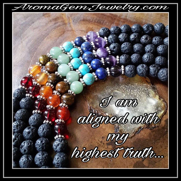 Essential oil diffuser bracelet - chakra