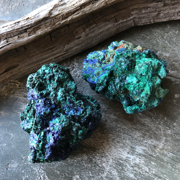 Raw Azurite Crystal - Azurite Malachite Stone - Raw Azurite Stone - healing crystals and stones - Raw Malachite Azurite Crystal