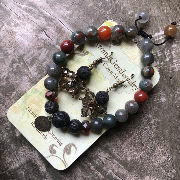 African Bloodstone aromatherapy set