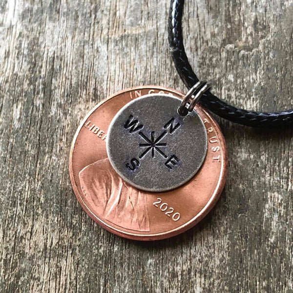 Hand stamped 2020 penny - Graduation