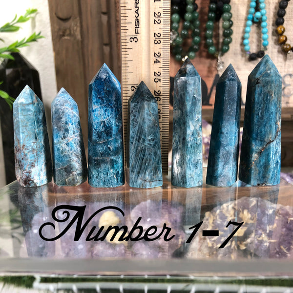 Apatite Towers #1-18 (approx 2-3 inches)