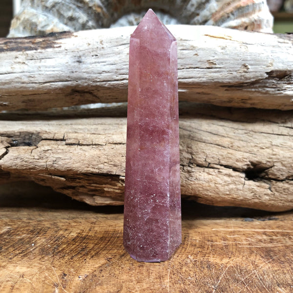 Strawberry Quartz Tower/Point