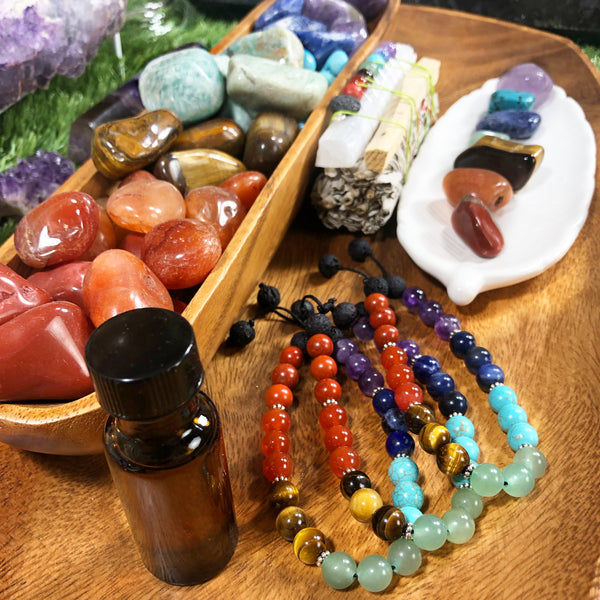 Essential oil diffuser bracelet - chakra #2