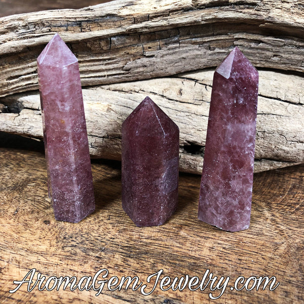 Strawberry Quartz Tower/Point