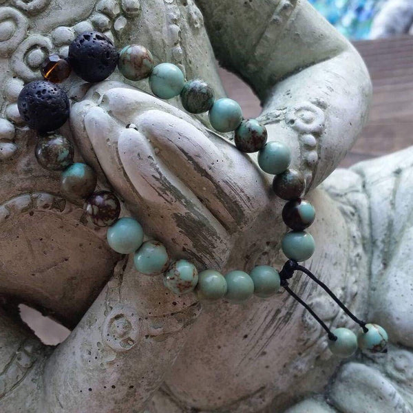 Essential oil diffuser bracelet - magnesite