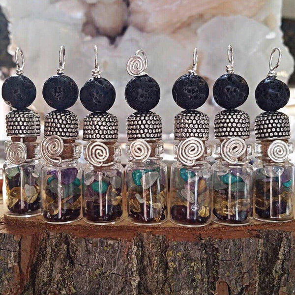 Essential oil diffuser necklace - Chakra capsule