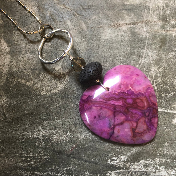 Essential oil diffuser necklace