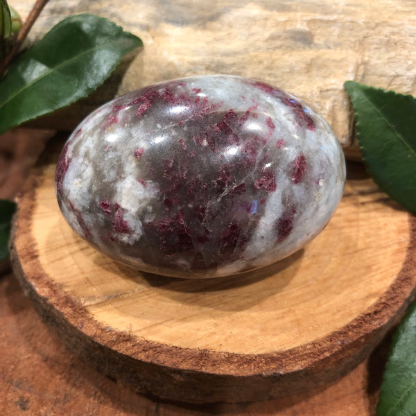 Rubellite Pink Tourmaline Palm stone