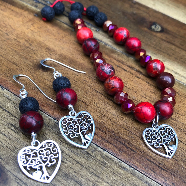 Brecciated Jasper Aromatherapy Set
