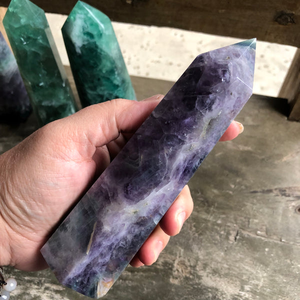 6.5 inch Flourite Tower