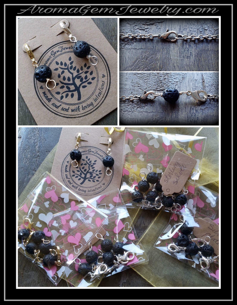 Essential oil diffuser necklace extender - choose silver/silver plated/silver tone/gold tone