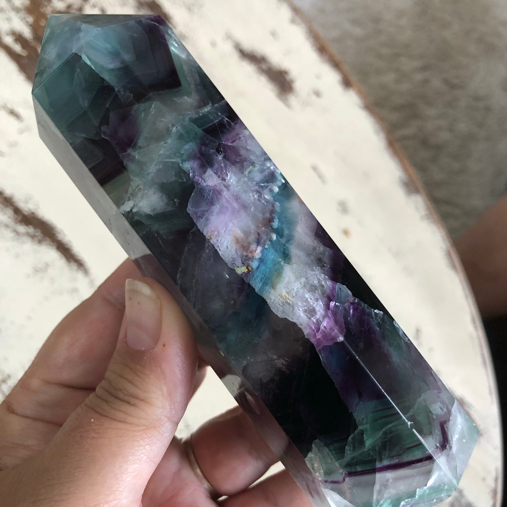 Flourite Tower 5.75 inches