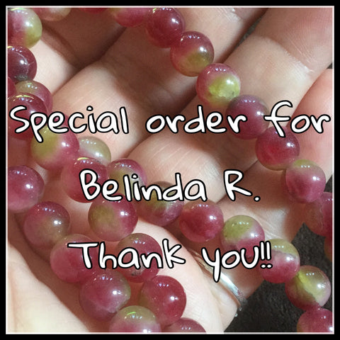 Essential oil diffuser bracelet - special order for Belinda R.