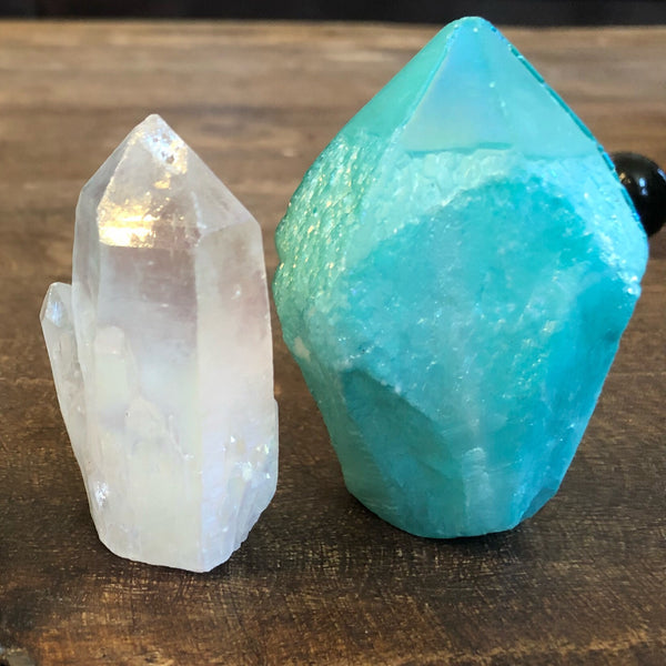 Blue Aqua Aura Crystal