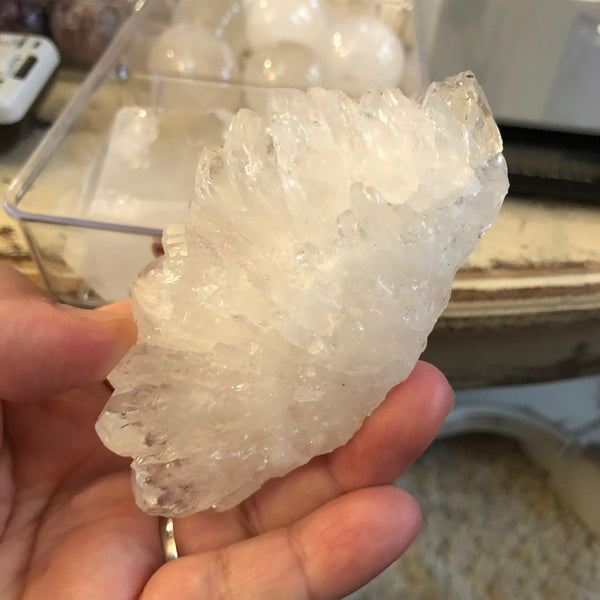 Extra special Clear quartz crystal cluster