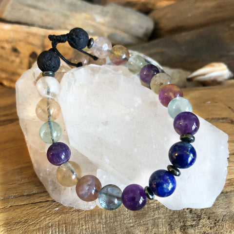 First Class U.S. shipping included. Essential oil diffuser bracelet - Attention and Focus